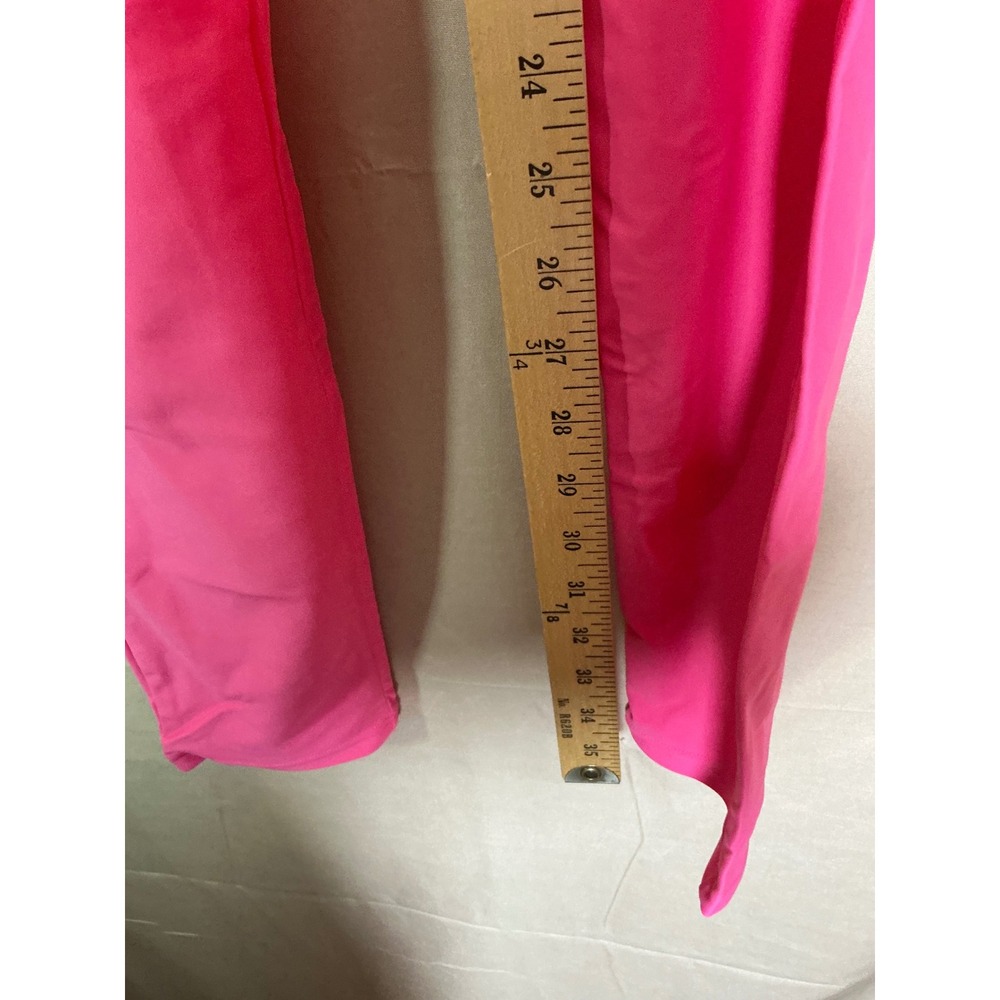 Large Burkini Modest Swimsuit Women 4 Piece Set Pink Red Excellent Geometric - Picture 5 of 16